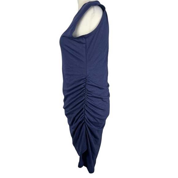 QEARAL CASUAL RUCHED‎ MINI SLEEVELESS DRESS - Picture 4 of 14